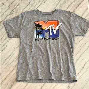Gray MTV Graphic T-Shirt